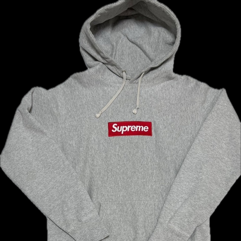 Gray supreme box logo